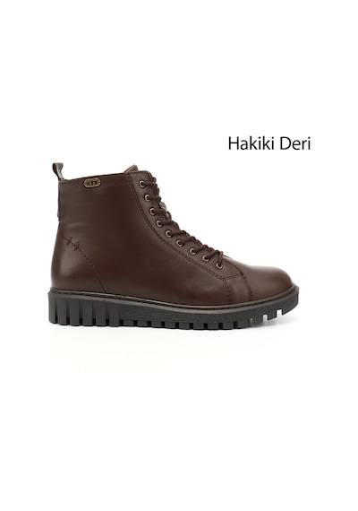 Gönderi(R) Gönderi R Kadın Kahve Antik Fermuarlı Kauçuk Taban Hakiki Deri Postal Bot Dkzb61310402 Kahve