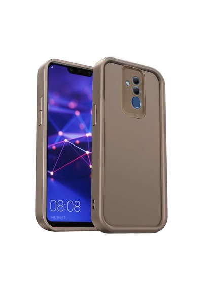 Newface Huawei Mate 20 Lite Kılıf Viera Silikon - Kahverengi