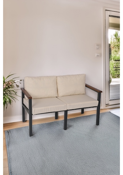 Neokas Balkon Mobilyası, Metal Oturma Grubu, Balkon Seti, Kafe Koltuğu, Teras Takımı, 1 İkili Koltuk Antrasit Neokas Balkon Mobilyası, Metal Oturma Grubu, Balkon Seti, Kafe Koltuğu, Teras Takımı, 1 İkili Koltuk Antrasit