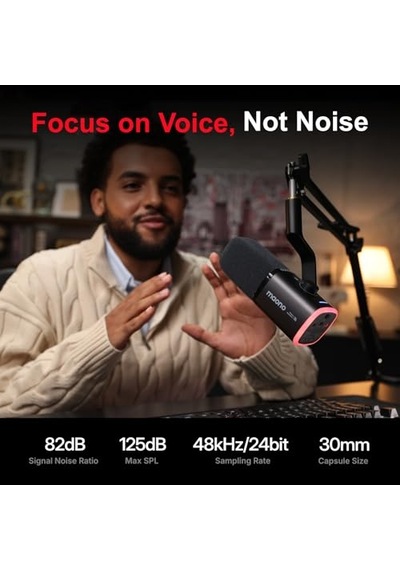 Kablosuz Dinamik Mikrofon, Usb-c, Kablosuz Ve Kablolu Çift Mod, 7 Katmanlı Gürültü Azaltma, Rgb Pc Masa Mikrofonu, Oyun/akış / Toplantılar İçin, Pd100 W, Siyah Kablosuz Dinamik Mikrofon, Usb-c, Kablosuz Ve Kablolu Çift Mod, 7 Katmanlı Gürültü Azaltma, Rgb Pc Masa Mikrofonu, Oyun/akış / Toplantılar İçin, Pd100 W, Siyah