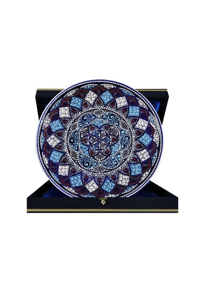E38 El İşçiliği Çini Tabak 40 Cm - 6748