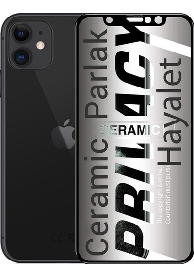 Pp Apple Uyumlu iPhone 11 Hayalet Ekran Koruyucu Parlak Seramik