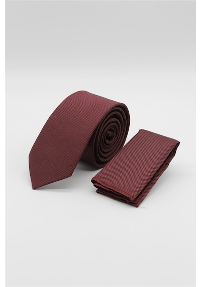 İmza Bordo Kuş Gözü Desen 6 Cm Kravat 1090260100