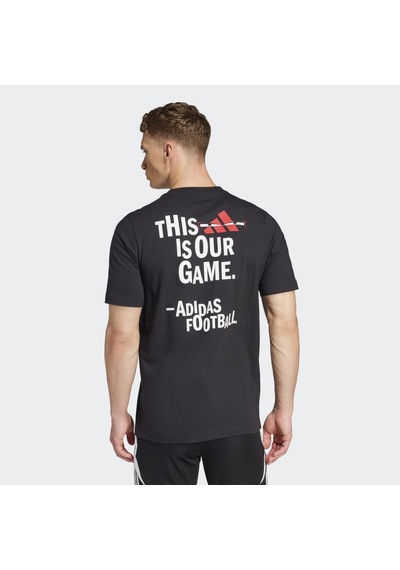 Adidas Jd8216 Fun Slogan G T Erkek T-shirt Siyah