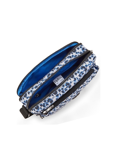 Kipling Kıplıng Abanu M Orta Boy Omuz Çantası Desenli Curıous Leopard Çok Renkli