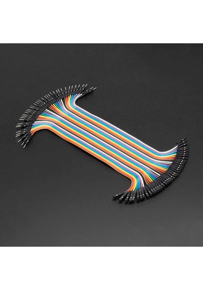 20cm 40 Pin Erkek Dişi Dupont Kablo Ayrılabilir 2.54mm 10 Renk Breadboard Atlama Kablosu Jumper