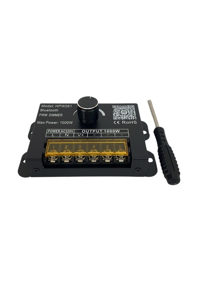 220 Volt 1000 Watt Manuel Şerit Led Dimmer Bluetooth Müzik Denetleyicisi Hpw261