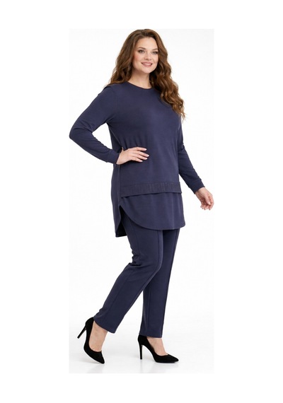Baglan Kadın Bluz Pantolon Takım Bgl-st05424 İndigo