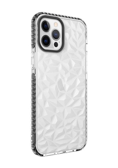 Apple Uyumlu iPhone 12 Pro Kılıf Pramit Desenli Renkli Yumuşak Lüks Silikon Kapak Buz