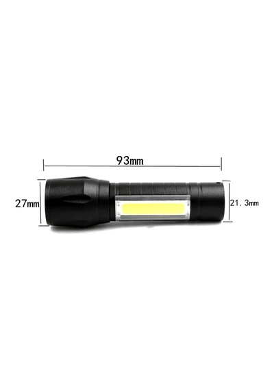 Mini Çok Güçlü Şarjli El Feneri Xpe-cob Led Wt-030 Beyaz