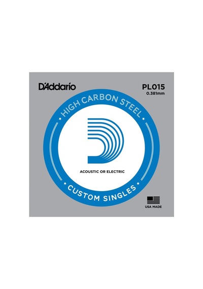 Daddarıo Pl015 Elektro Ve Akustik Tek Tel, B- Si , Yüksek Karbonlu Çelik