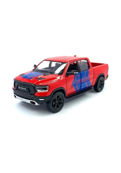 2019 Dodge Ram 1500 W - Çek Bırak Lisanslı Model Oyuncak Araba 1:46 Kırmızı