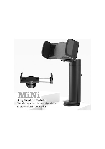 Ally Masa, Koltuk Klipsli Manyetik Telefon Tutucu Siyah
