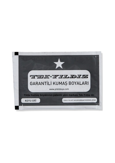 34 - Kumaş Boyası Kurşuni Koyu 11 Gr 10