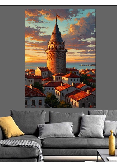 Ahşap Tablo Dalında Taze Mor Üzüm Salkımı