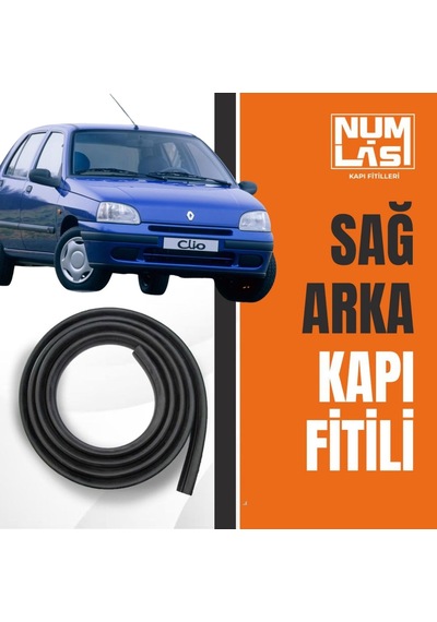 Renault Clio 1 Sağ Arka Kapı Fitili-a Kalite-numlas-nm7310