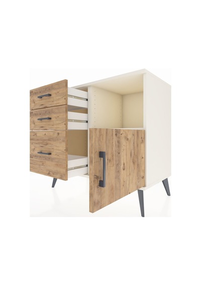 Hyperion Şifonyer Tek Raflı 3 Çekmeceli Tek Kapaklı 88x44x80 Aytaşı-çam Çam Hyperion Şifonyer Tek Raflı 3 Çekmeceli Tek Kapaklı 88x44x80 Aytaşı-çam Çam