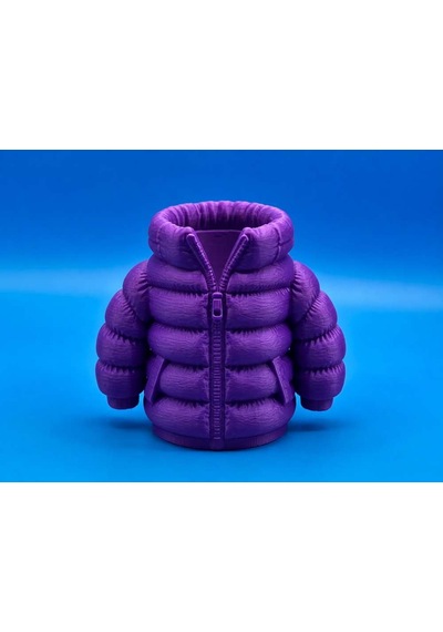 3d Baskı Şişme Mont Kalemlik - Masaüstü Organizer-mor Diğer