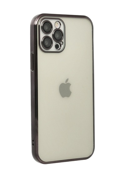 Apple iPhone Uyumlu 12 Pro Max Kılıf Razer Lensli Silikon - Siyah Bzsxx00 1