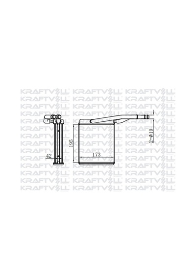 Kalorıfer Radyatoru 1.8tdcı Connect 02 13 Focus 98 04 Kraftvoll 08050289