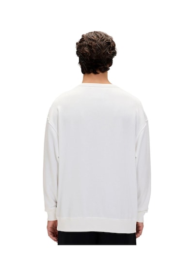 Bad Bear 24.02.12.015 Javed Crewneck Sweatshirt Beyaz 001