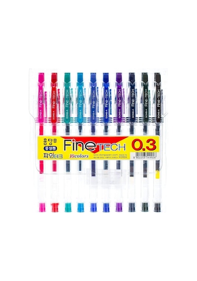 Dong-A İğne Uçlu Kalem Finetech 0.3 MM 10 Renk
