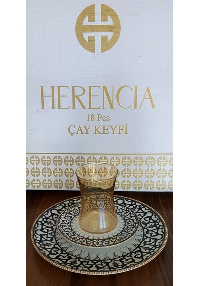 18 Parça Çay Seti Beyaz