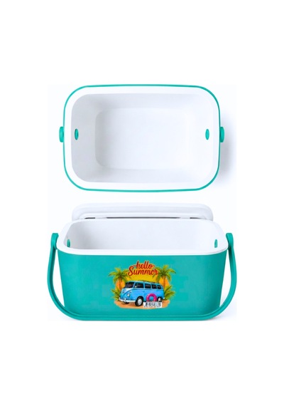 20 Lt Buzzy Baskılı Buzluk Termos 1179 Cooler Box -405 Turkuaz