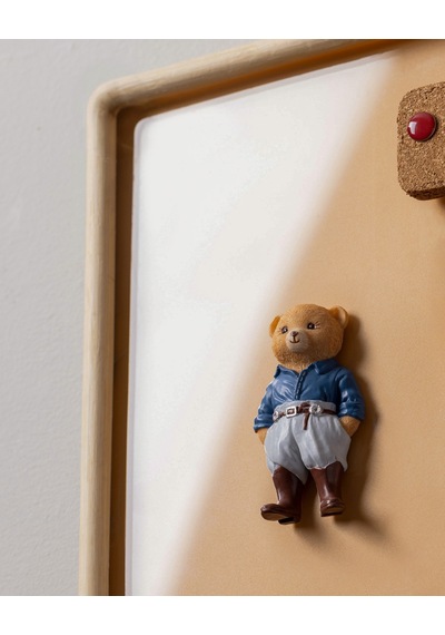 Madame Coco Emma Bear Magnet - Lacivert/gri - 4x8 Cm 8684427187012 Çok Renkli