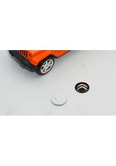 Citroen Oto Anahtar 3M Metal Alaşım Logo 2Li Set