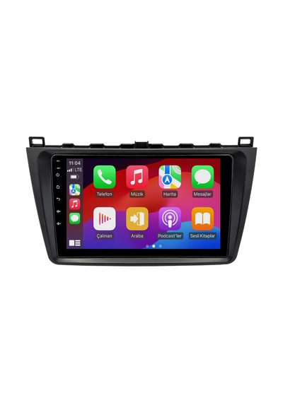 Mazda 6 Android Multimedya Sistemi 2009-2011 8gb Ram, 64gb Hafıza, Bluetooth, Carplay & Android Auto Kamera  9"