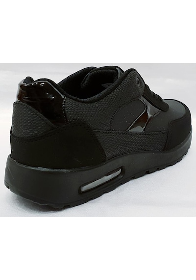 Letoon 7204 Air Max Siyah Bayan Yürüyüş & Koşu Siyah