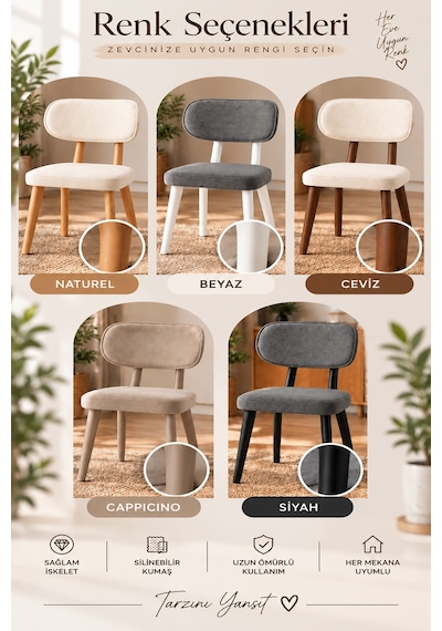 2 Adet Masal Ahşap Gürgen Sandalye Cafe,restaurant,mutfak,salon,yemek Odası Sandalyesi Beyaz