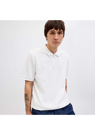 Jack & Jones Austin Erkek Beyaz Polo Tişört 12279177-w Beyaz