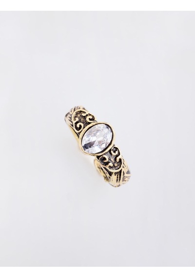 Jimmy Key Jimmy Key Altın Rengi Taşlı Vintage Yüzük 6sw487532150