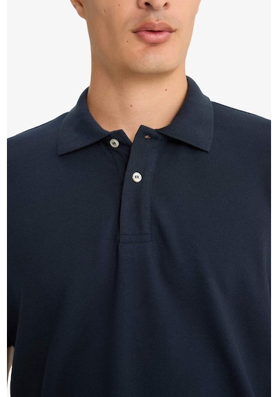 Defacto Regular Fit Polo Yaka Pike Kısa Kollu Tişört E9504ax25smnv64 Lacivert