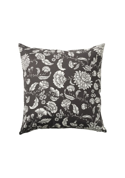 Ikea Idalınnea Yastık Kılıfı 50 X 50 Cm Siyah Gri - Beyaz Çok Renkli
