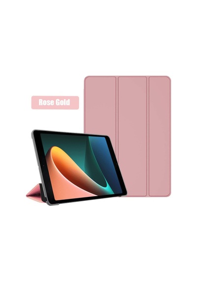 Xiaomi Redmi Pad 10.61 Inc 2022 Uyumlu Kılıf Pu Deri Ön Arka Tam Koruma Standlı Smart Kapak Kılıf
