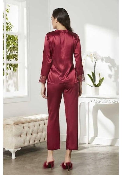 Pierre Cardin 6'lı Kaplı Midi Gecelik Sabahlık Set 6625 001