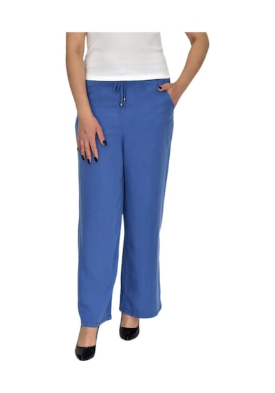 Baglan Kadın Lastikli Bol Pantolon Bgl-st04646 İndigo