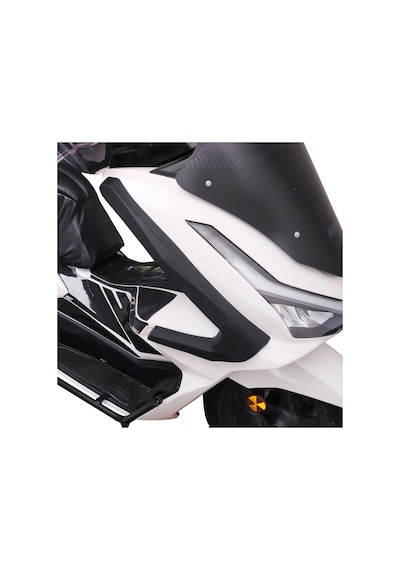 GP Kompozit Honda PCX 125 / 150 2025 Uyumlu Üst Bacak Koruma Siyah