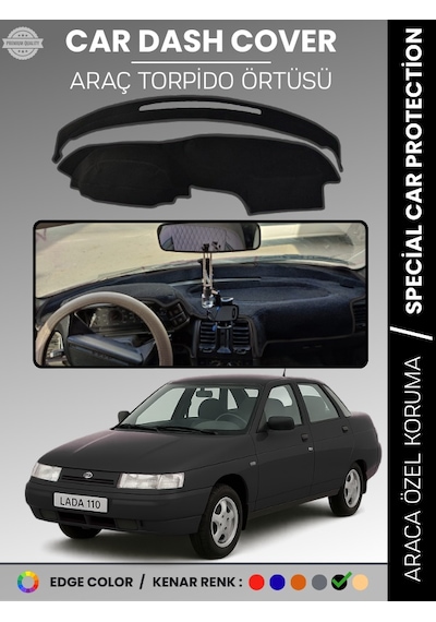 Lada 110 Vega 1995-2007 Torpido Örtüsü Ön Panel Halı Torpido Koruma Tam Uyum Araca Özel Kaymaz - 699 Stiloto