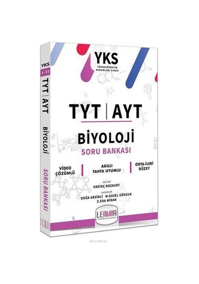 Tyt Ayt Biyoloji Soru Bankası - Lemma Yayınları