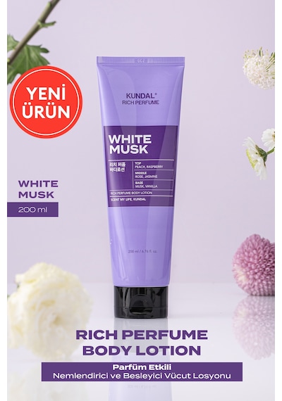 Kundal Rich Perfume Body Lotion White Musk 200 ML