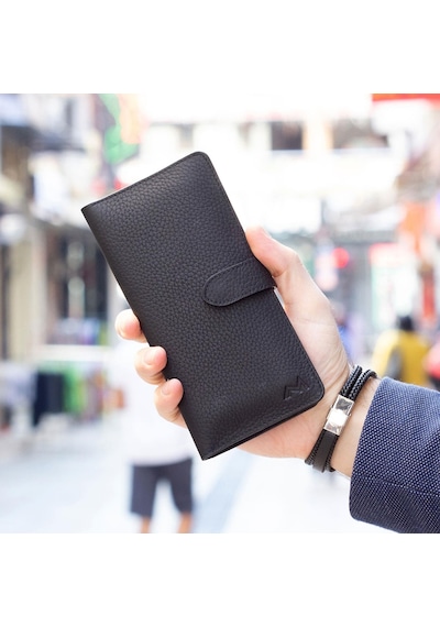 Mandarin Paris Model Telefon Gözlü Premium Deri Cüzdan Çok Renkli