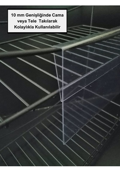5 Adet Pvc Etiketlik 15x10 Cm Tele Cama Geçme Asma Takılabilir