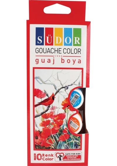Şişe Guaj Boya 10'lu Kampanyalı Karışık