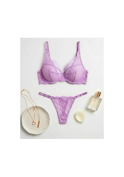 La Linaa Kadın Lila Dantelli Bralet Takım Transparan Tül Sütyen Ve Tanga Alt Üst İç Giyim Seti Lila - 537923529 Lila La Linaa Kadın Lila Dantelli Bralet Takım Transparan Tül Sütyen Ve Tanga Alt Üst İç Giyim Seti Lila - 537923529 Lila