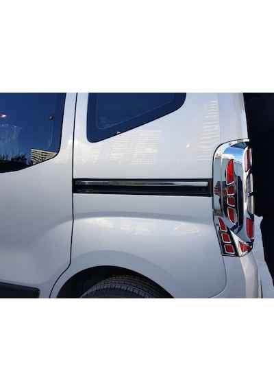 Peugeot Bipper Krom Sürgü Nikelajı 2 Parça Paslanmaz Çelik N11.5864