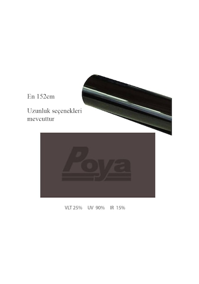 Siyah Cam Filmi 152Cm X 3M - Black %25